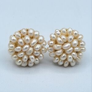 Pearl Cluster Earrings #2270
